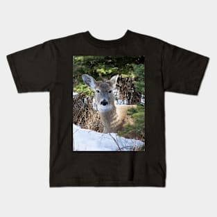 White tailed deer Kids T-Shirt